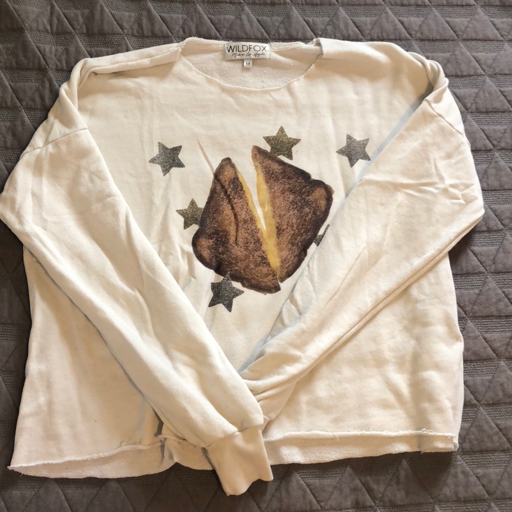Wildfox graphic sweater- SUPER comfortable